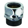 Nez de jonction pour chasse Ø 40 à 41mm pour tube Ø 32mm chromé