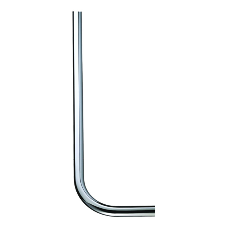 Tube de chasse coudé 32mm 660x260mm en laiton chromé pour Eyrem/Eclair/Eclair XL