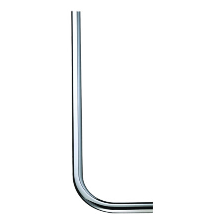 Tube de chasse coudé 32mm 660x260mm en laiton chromé pour Eyrem/Eclair/Eclair XL