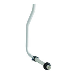 Tube de chasse 28mm à encastrer, tube contre-coudé pvc pour Presto 1000A/P1000E