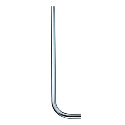 Tube de chasse coudé 32mm 1000x260mm laiton chromé pour Eyrem/Eclair/Eclair XL