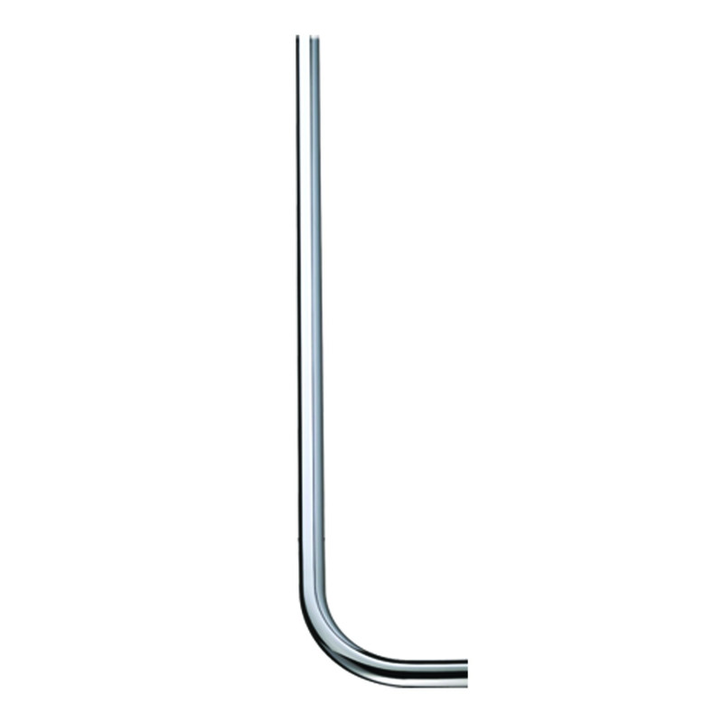 Tube de chasse coudé 32mm 1000x260mm laiton chromé pour Eyrem/Eclair/Eclair XL