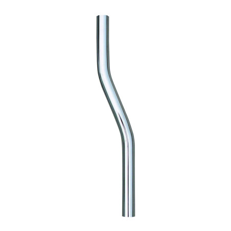 Tube de chasse 32mm pour vidoir, contre-coudé 500mm en laiton chromé