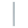 Tube de chasse 32mm pour vidoir, droit 500mm en laiton chromé
