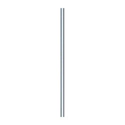 Tube de chasse 32mm pour siège à la turque, droit 1000mm en laiton chromé