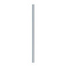 Tube de chasse 32mm pour siège à la turque, droit 1000mm en laiton chromé
