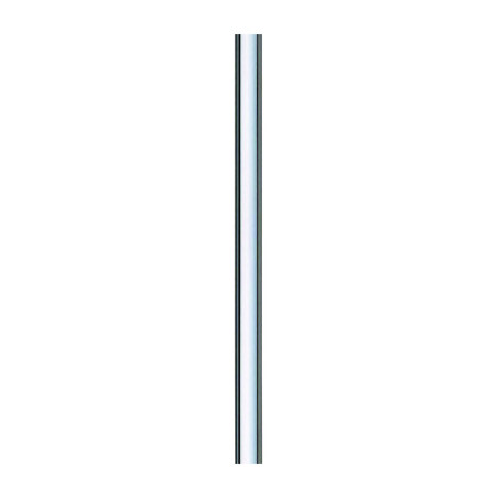 Tube de chasse 28mm pour vidoir, droit 500mm laiton chromé P1000/P1000 XL
