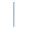 Tube de chasse 28mm pour vidoir, droit 500mm laiton chromé P1000/P1000 XL