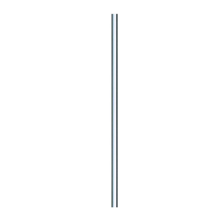 Tube de chasse 28mm pour siège à la turque, droit 1000mm en laiton chromé