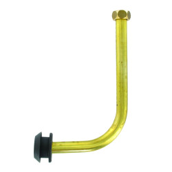 Tube alimentation encastré pour urinoir action siphonique