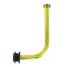 Tube alimentation encastré pour urinoir action siphonique