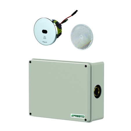 Détection électronique pour barrière urinoirs encastrés, 6sec, 110l/min, secteur