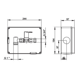 Module hydraulique diametre 13 mm