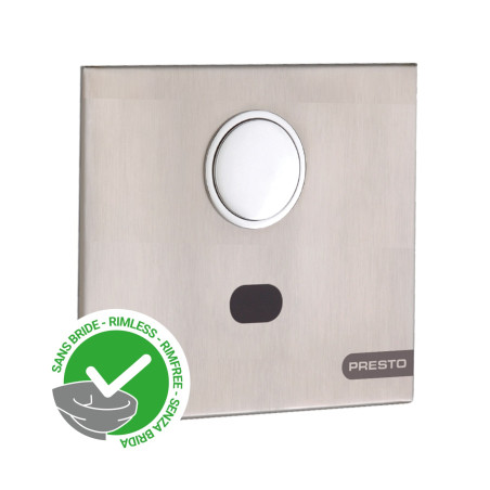 P7000 XL N Chasse directe électronique cloison inox secteur 4-6L sans bride