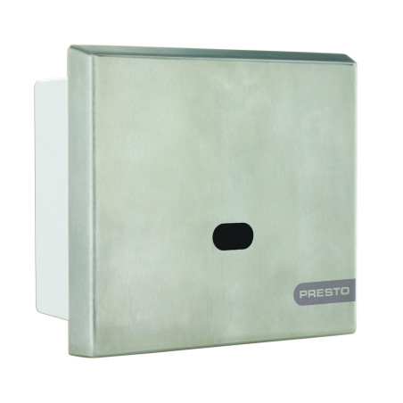 Robinet d'urinoir encastré électronique Sensao 8100 N, sans bouton, face inox