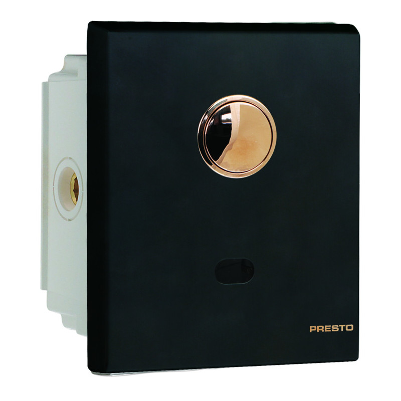 Robinet chasse encastré électronique et mécanique, P7100XLN, secteur, 4L-6l noir
