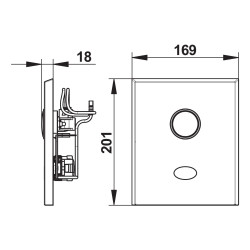 Façade avant pour Presto 7200 XL pile