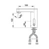 PRESTO SO'O® Robinet mitigeur 3 l/min piles 6V CHROME