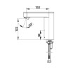 PRESTO SO'O® Robinet simple 3 l/min piles 6V CHROME