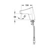 Presto touch simple pile avec robinets d'arret