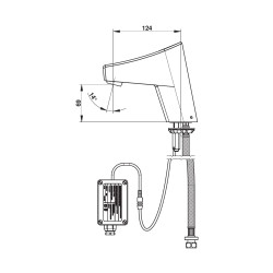 Presto touch simple secteur sans robinets d'arret