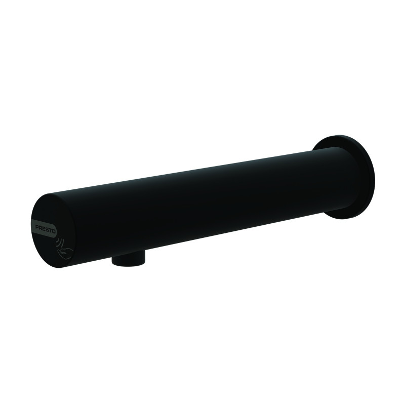 LINEA Robinet simple mural applique 1,9l/min Piles 6V NOIR MAT avec RA SP