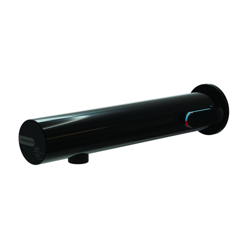 LINEA Robinet mitigeur mural TC 1,9l/min Piles 6V NOIR POLI SP