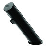 LINEA Robinet simple sur plage 3l/min Secteur 230V NOIR POLI avec RA