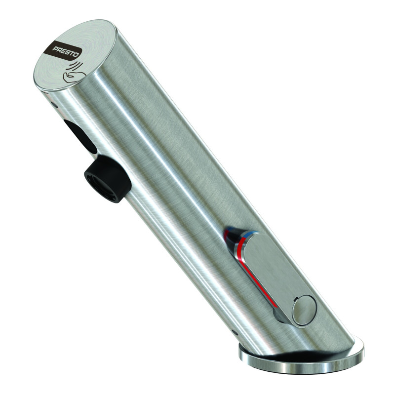 LINEA Robinet mitigeur sur plage 1,9l/min Secteur 12-24V INOX BROSSE