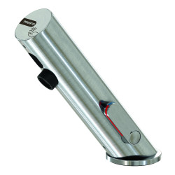 LINEA Robinet mitigeur sur plage 3l/min Piles 6V INOX BROSSE avec RA