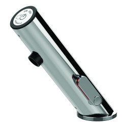 LINEA TOUCH robinet tactile mitigeur sur plage 3 l/min 7sec pile 6V chrome