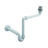 Siphon et bonde pour lavabo PMR fixe