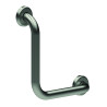 Barre coudée 90° inox brossé de diamètre 32mm - 300 x 300 mm
