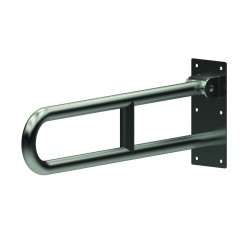 Barre relevable sans béquille ø32 650 mm inox brossé
