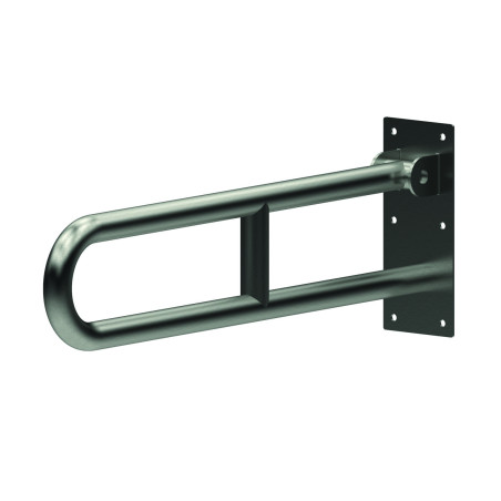 Barre relevable sans béquille ø32 650 mm inox brossé