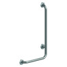 Barre coudée gauche 90° d32mm 450 x 750 mm inox brossé