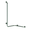 Barre douche d'angle d32 mm inox brossé 115x 560 x 660 mm - Modèle gauche