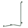 Barre douche d'angle d32 mm inox brossé 115x 560 x 660 mm - Modèle droit