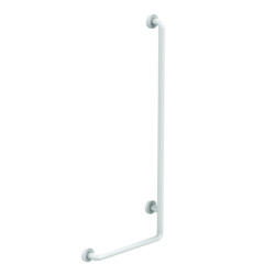 Barre gauche coudée 90° 450x1150 mm - aluminium abs antibactérien d34 mm