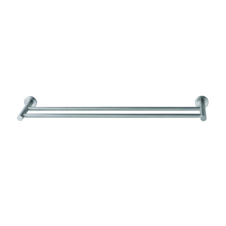 Porte serviette double inox 625 mm