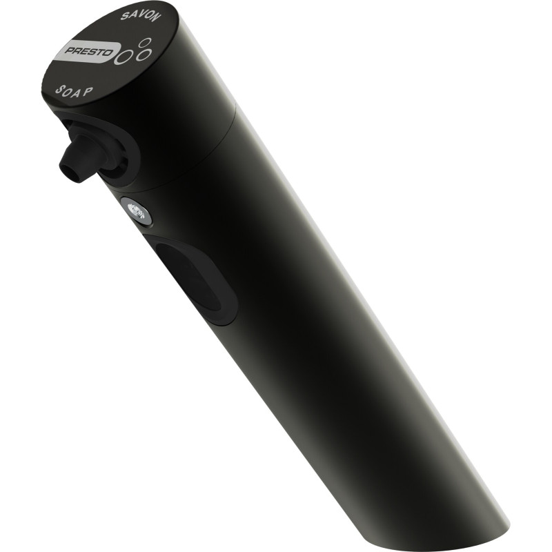 LINEA Distributeur savon liquide+mousse plage 1L sans contact Secteur NOIR MAT