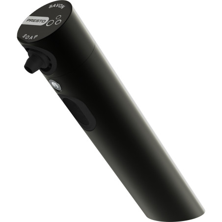 LINEA Distributeur savon liquide+mousse plage 1L sans contact Secteur NOIR MAT