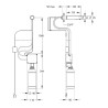 LINEA Distributeur savon liquide mural 1L sans contact Secteur OB