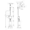 LINEA Distributeur savon liquide plage 1L sans contact Secteur IB