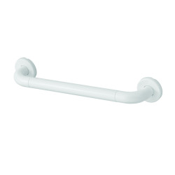 Barre droite 600 mm en aluminium gainé ABS antibactérien - diamètre 34 mm
