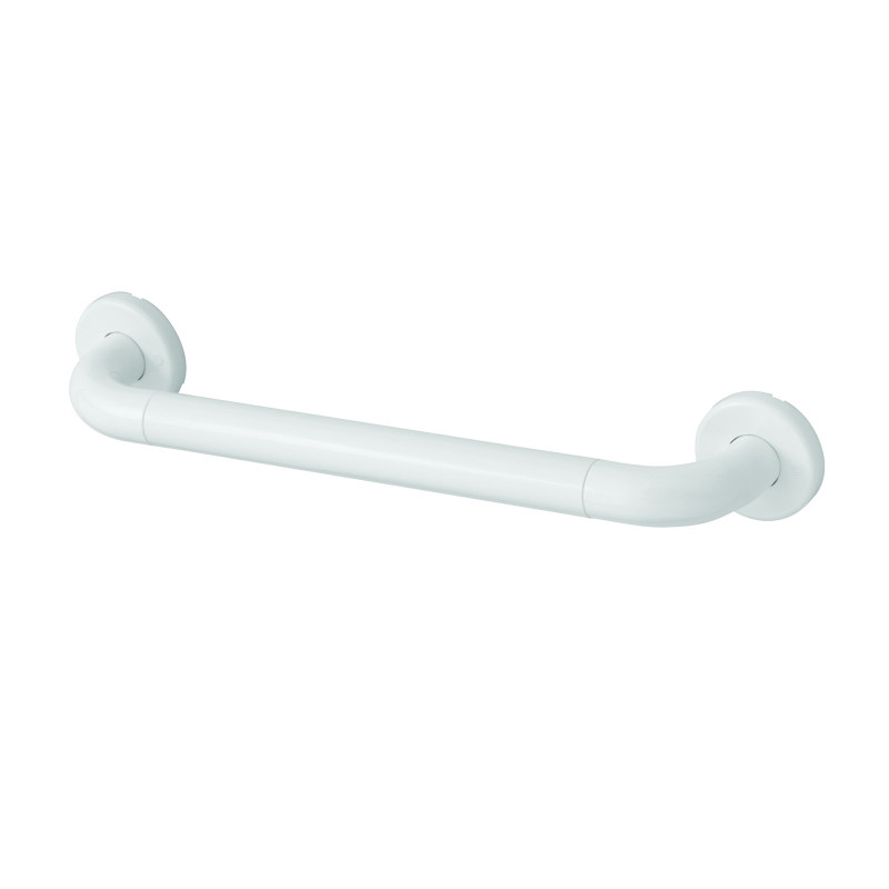 Barre droite 600 mm en aluminium gainé ABS antibactérien - diamètre 34 mm