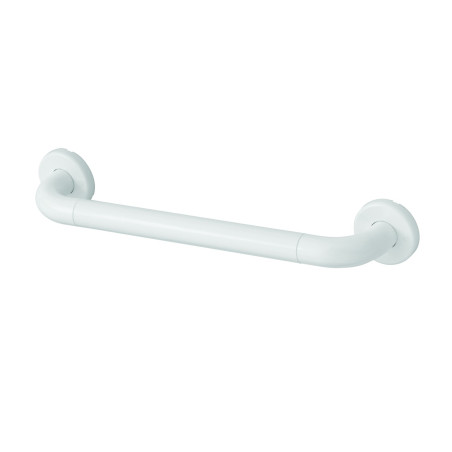 Barre droite 600 mm en aluminium gainé ABS antibactérien - diamètre 34 mm
