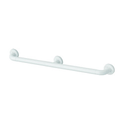 Barre droite 900 mm en aluminium gainé ABS antibactérien - diamètre 34 mm