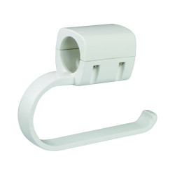 Porte-rouleau pour barre diamètre 34mm - abs blanc