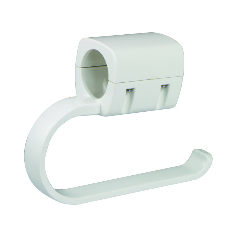 Porte-rouleau pour barre diamètre 34mm - abs blanc